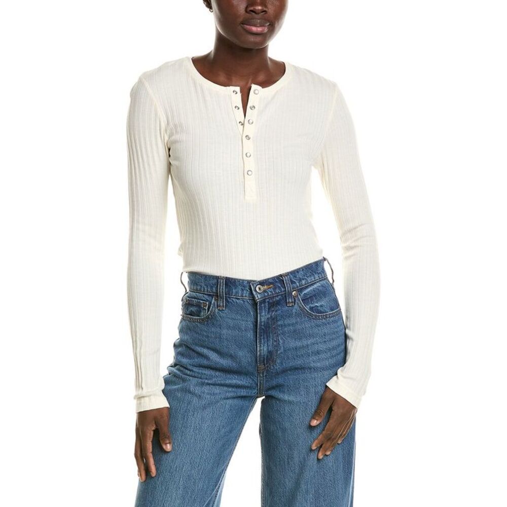 Amo Denim Womens Amo Lottie Top, White